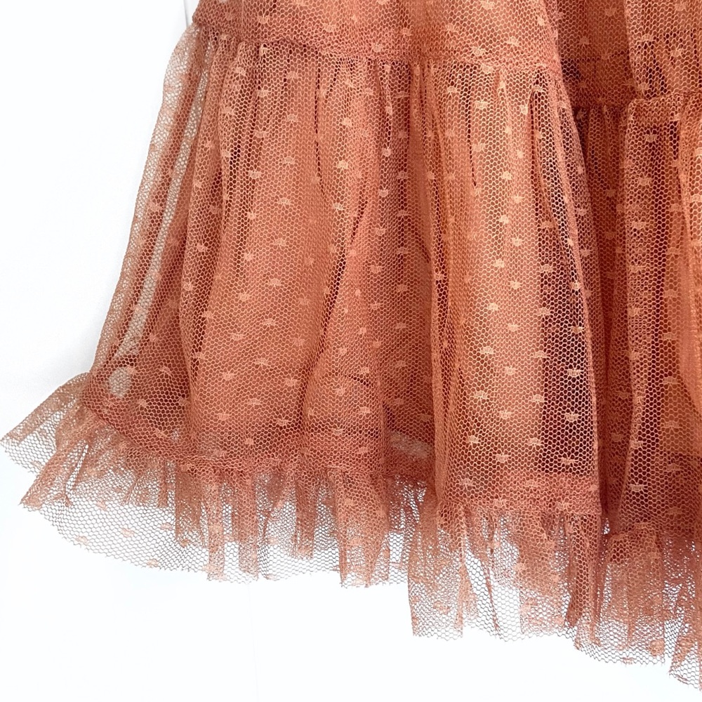 Polkadots Kawaii Lolita Mesh Mini Skirt - Picture 3 of 4